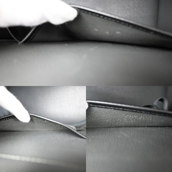 LOUIS VUITTON LV Logo Riviera Hand Bag Epi Leather Black France - Picture 13 of 16